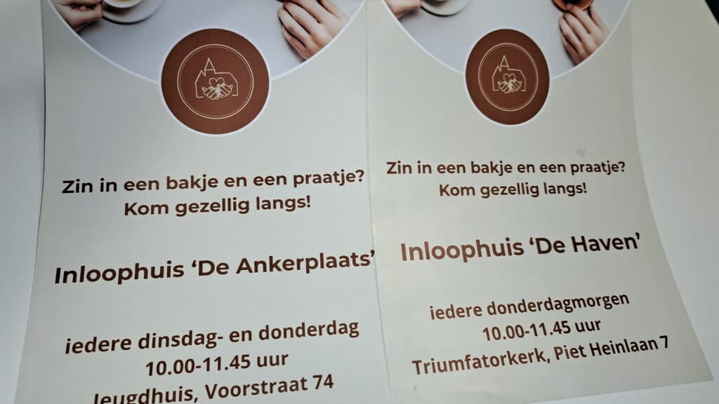 De flyer van stichting Haspadie